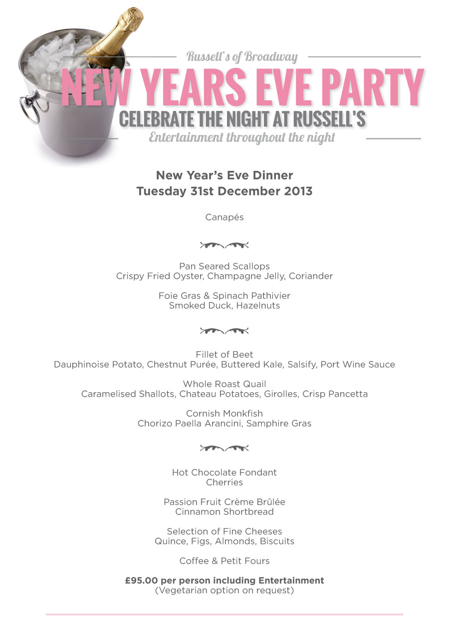 Russells-New-Years-Eve-Party-menu-2013