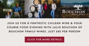 15th January 2020 Chilean Wine Dinner